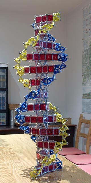 GEOMAG constructions: DNA double helix, version 1, view 2