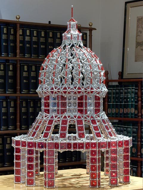 GEOMAG constructions: Chapel 10, variation, without small ornamental towers