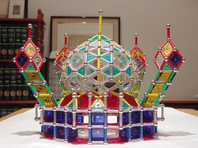 GEOMAG constructions: Mosque 2, frontal view