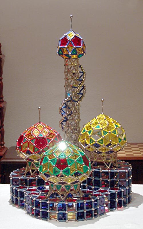 GEOMAG constructions: Great Mosque, frontal view