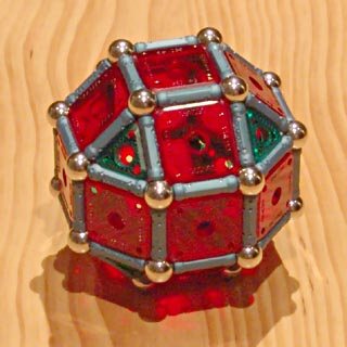 GEOMAG constructions: Rhombicuboctahedron