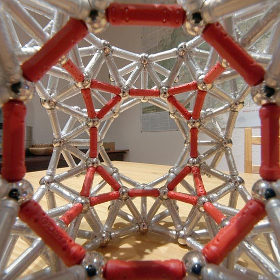GEOMAG constructions: Modular cube, inside view