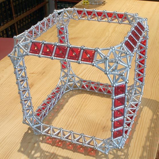Construcciones con GEOMAG: Cubo modular extendido