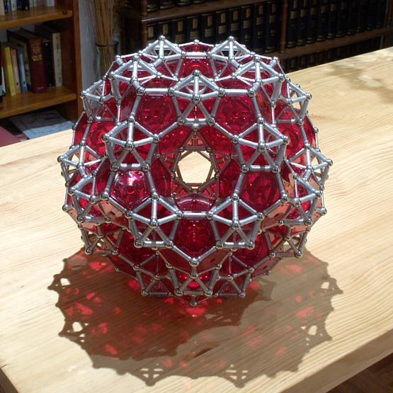 GEOMAG constructions: The dodecahedron made of dodecahedra A, view 3