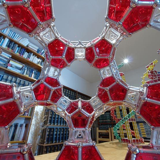GEOMAG constructions: The dodecahedron made of dodecahedra B, inside view