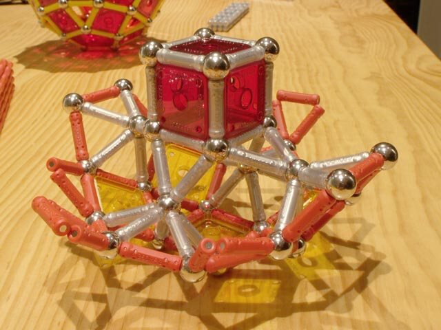 GEOMAG constructions: Construction of the reinforced rhombicosidodecahedron, method 1, step 2