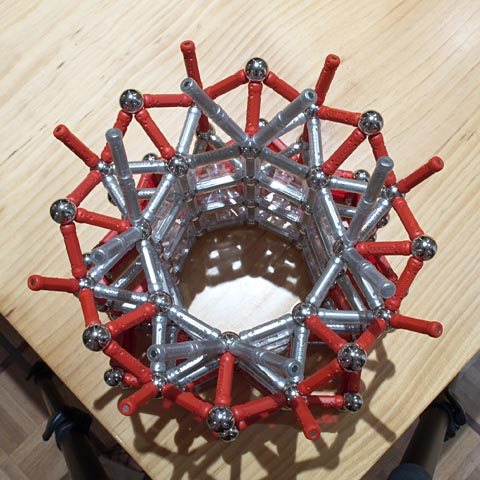 GEOMAG constructions: Minor dome of the Taj Mahal, supports, view 2