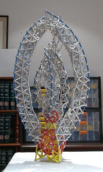 GEOMAG constructions: Nested incident circular curves, side view 2
