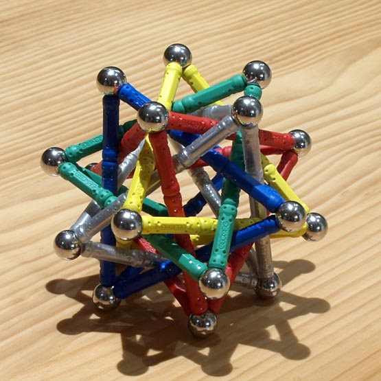GEOMAG constructions: Compound of five tetrahedra, view 2